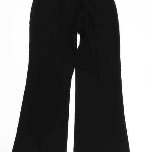 Michel Ambers Women’s Black Size 12 Wide-Leg Dress Trousers