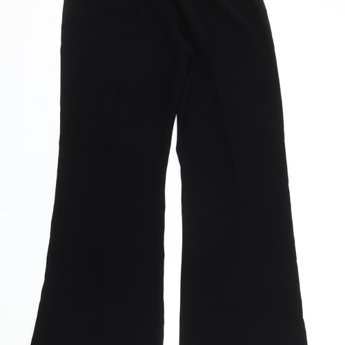 Michel Ambers Women’s Black Size 12 Wide-Leg Dress Trousers