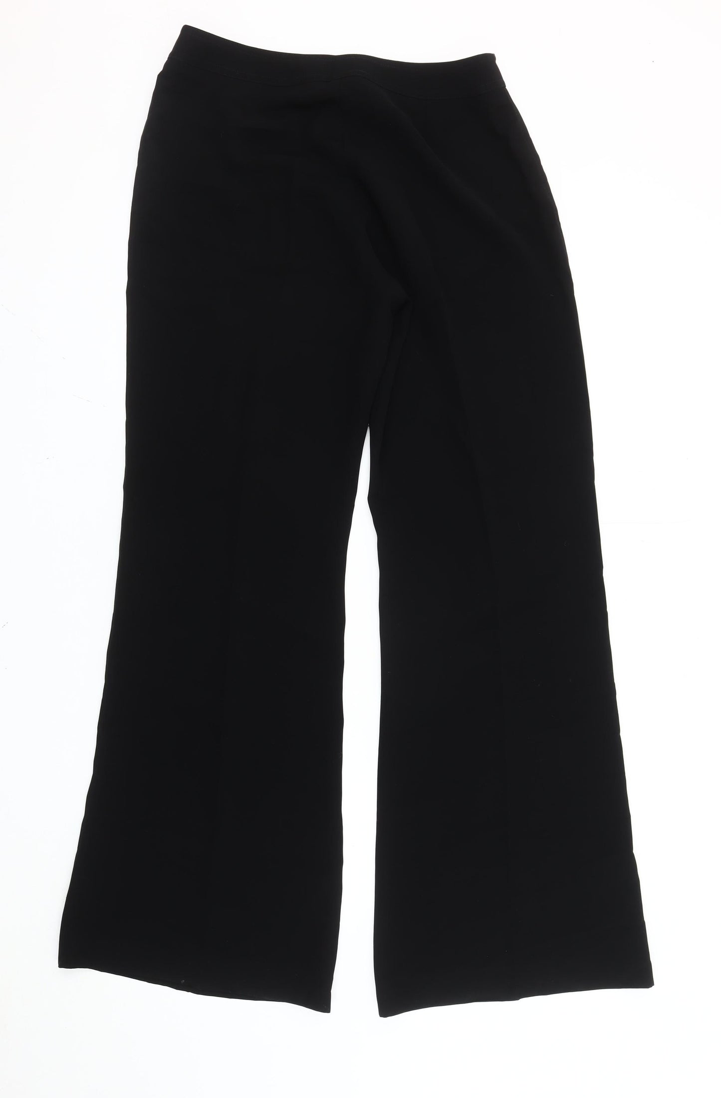 Michel Ambers Women’s Black Size 12 Wide-Leg Dress Trousers