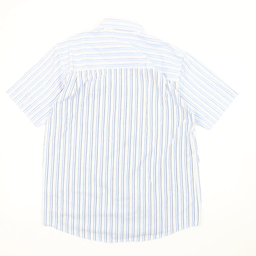 Carson Men's Multicoloured Striped M Short Sleeve Button-Up Shirt