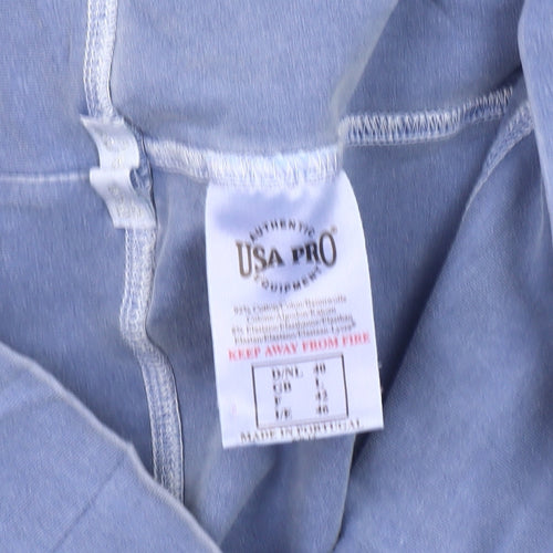 USA Pro Women’s Blue Capri Leggings Size 12 Slim Fit Activewear