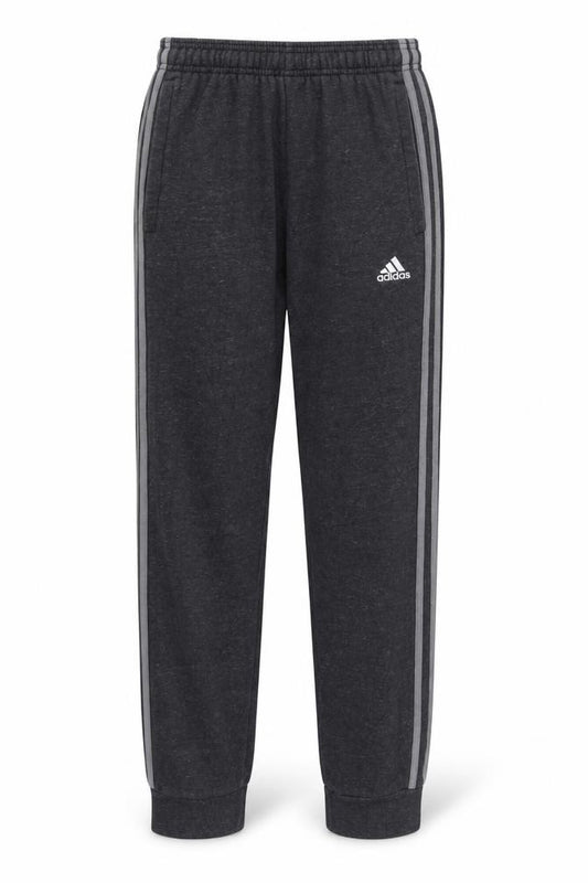 Front view of Adidas Men’s Black XS Track Pants Tapered Fleece Sportswear