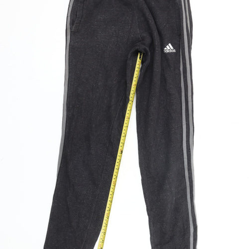 Adidas Men’s Black XS Track Pants Tapered Fleece Sportswear