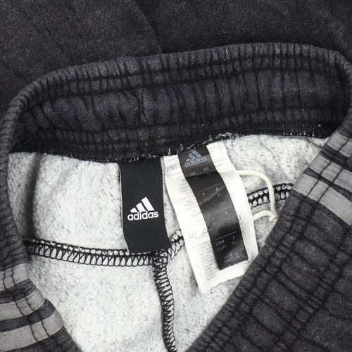 Adidas Men’s Black XS Track Pants Tapered Fleece Sportswear
