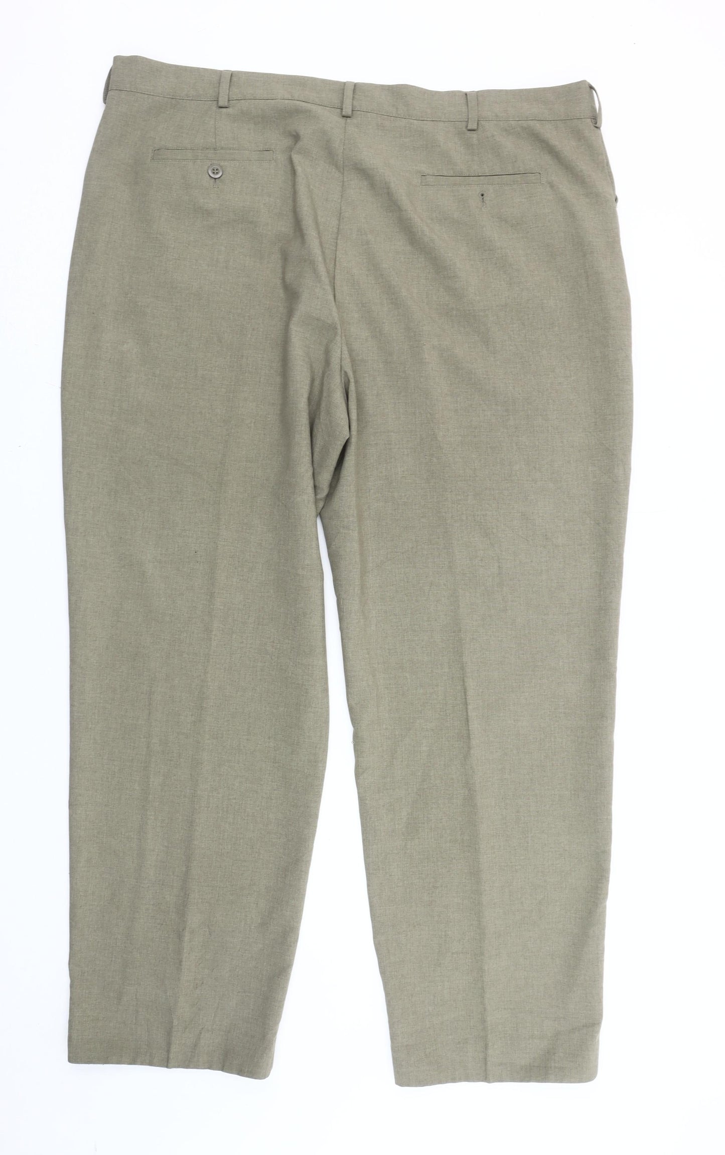 Bar Harbour Men's Beige Chino Trousers 44R Regular Fit Straight Leg
