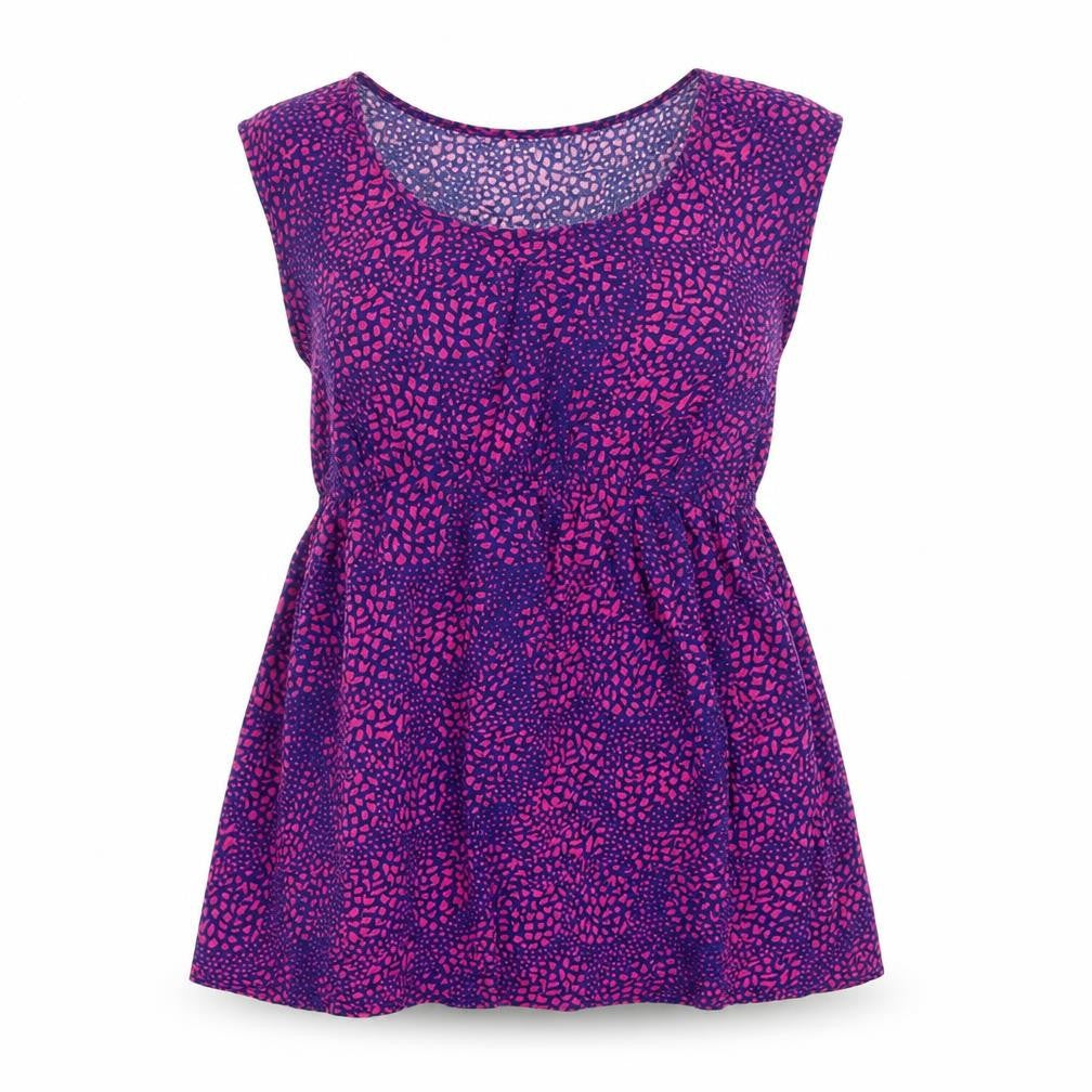 Front view of Gap Maternity Women's Multicoloured Animal Print Tunic Blouse M