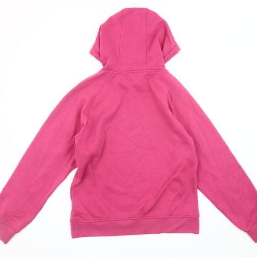 LA Gear Women's Pink Pullover Hoodie - Size 10 Regular Fit Fleece