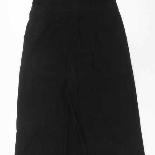 Cider Women’s Black Corduroy Dungaree Jumpsuit M Wide-Leg Sleeveless