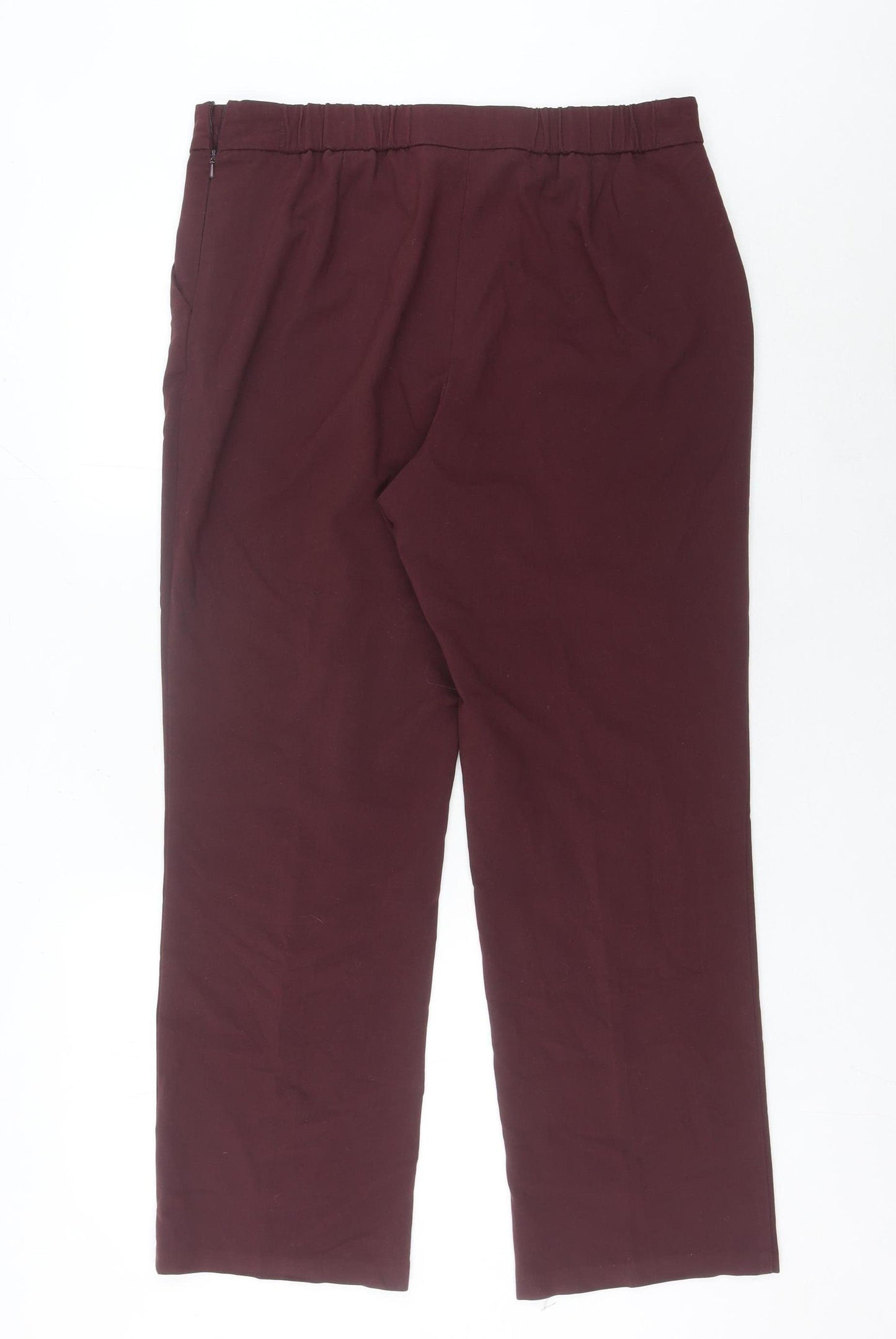 Marks and Spencer Women’s Brown Size 14 Straight Leg Trousers