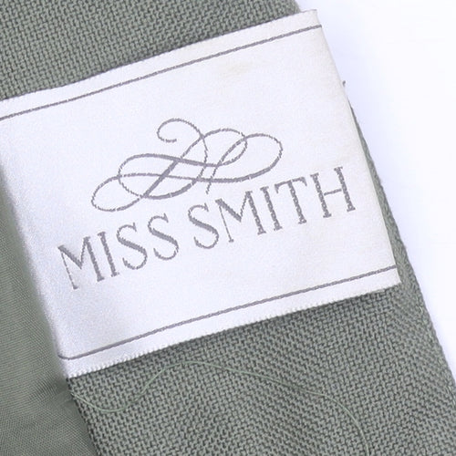 Miss Smith Womens Green Size 16 Blazer Mid-Length Notch Lapel