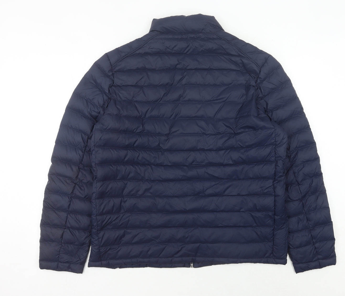Marks and Spencer Men's Blue XL Puffer Jacket Lightweight Down