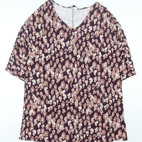 JD Williams Women’s Multicoloured Floral Blouse Size 16 Viscose
