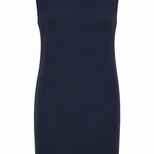 Mango Women’s Navy Blue Sheath Dress Size 8 Sleeveless Workwear
