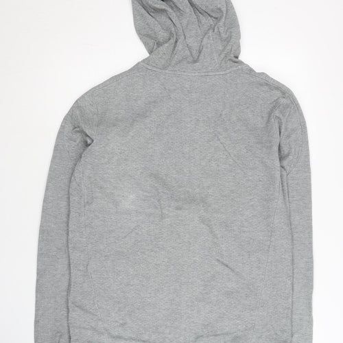 Puma Men’s Grey Full Zip Hoodie L Jersey Athletic Fit