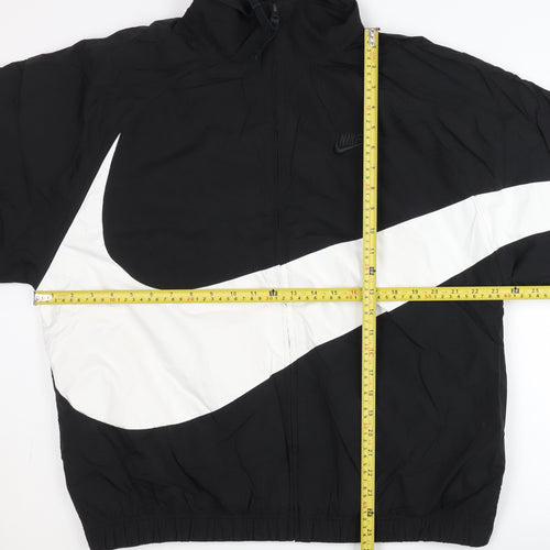 Nike Men's Black XL Windbreaker Jacket Colourblock Sports