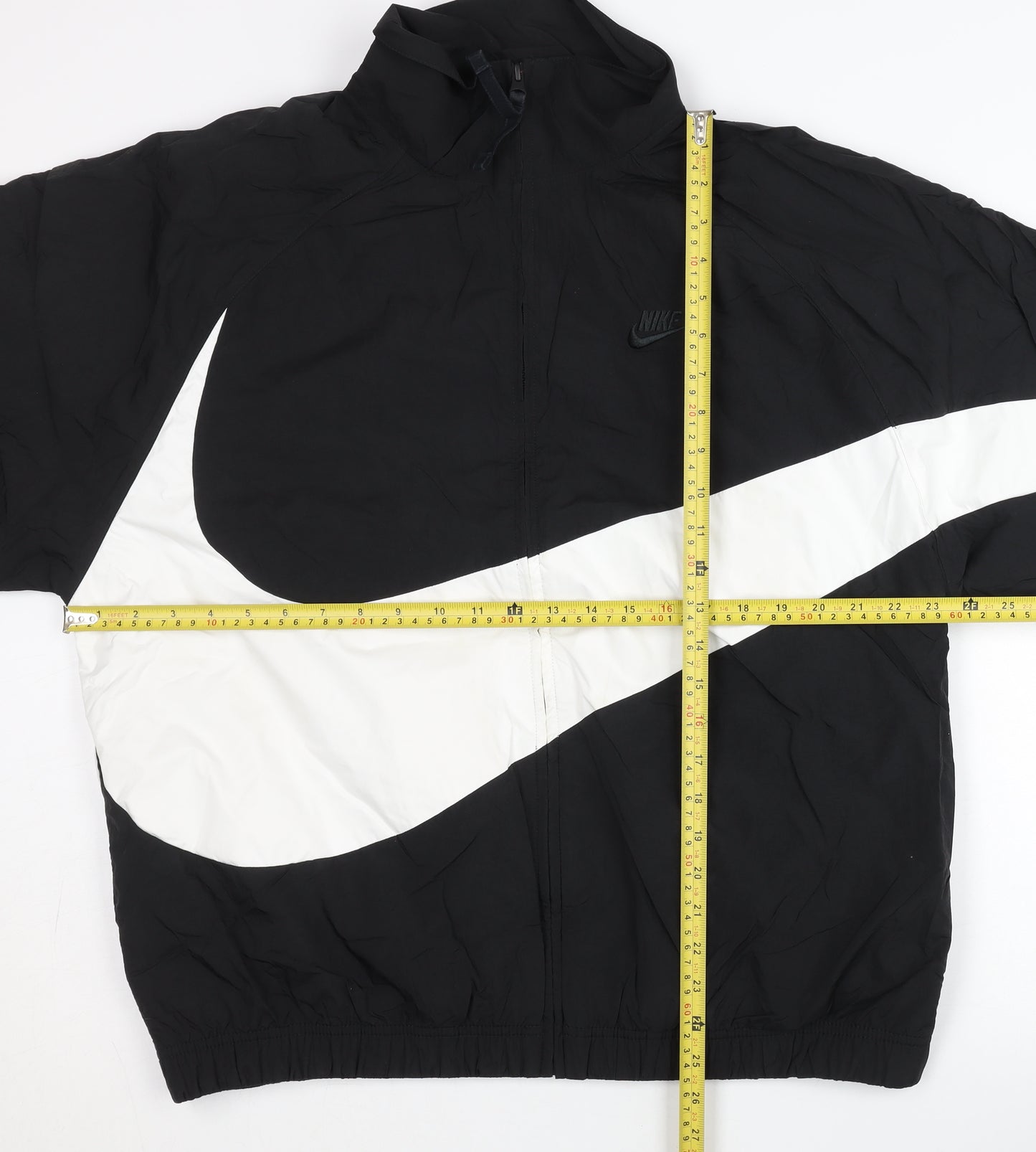 Nike Men's Black XL Windbreaker Jacket Colourblock Sports