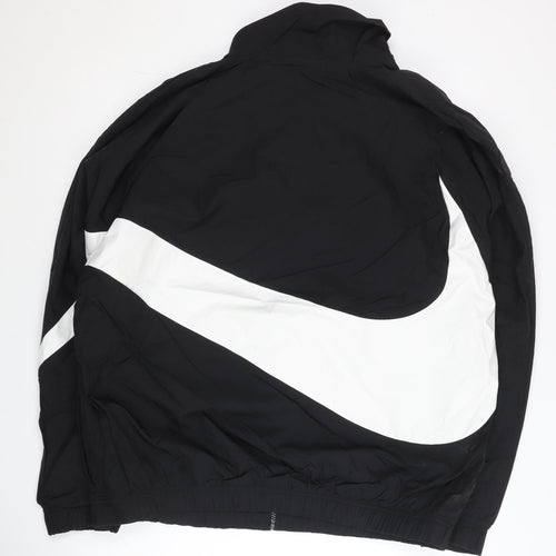 Nike Men's Black XL Windbreaker Jacket Colourblock Sports