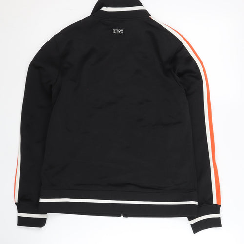 PEAK Womens Black XS Track Jacket Full Zip Colourblock Sportswear