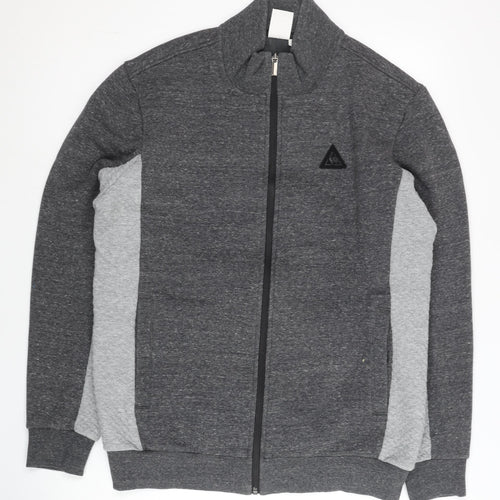 Le Coq Sportif Men’s Grey L Track Jacket Full Zip Sportswear