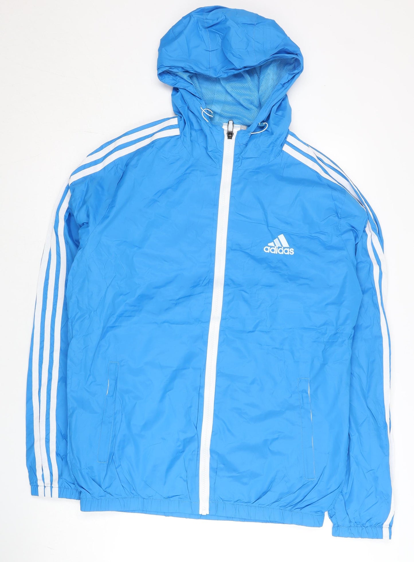 Adidas Men’s Blue M ClimaProof Windbreaker Jacket Waterproof