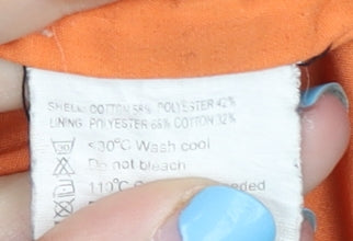 Kappa Women's Black M Motorcycle Jacket Cotton Blend Casual