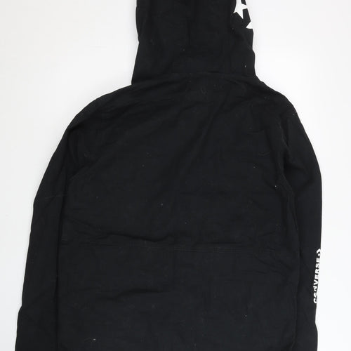 Converse Men’s Black XS Parka Jacket Hooded Mid-Length Outdoor