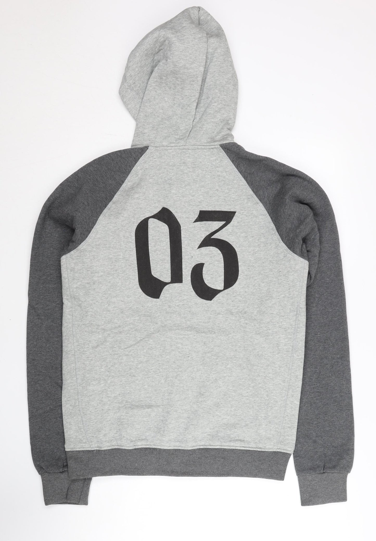 Adidas Men's Grey XS Varsity Jacket Hooded Cotton Snap Gym Sports