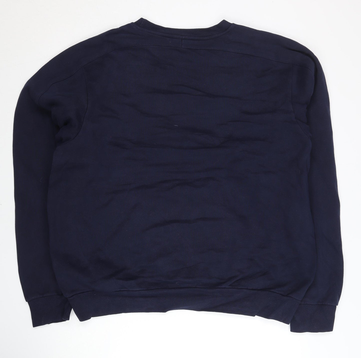 Umbro England Mens XL Navy Pullover Sweatshirt Vintage Football Crew Neck