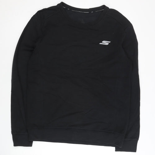 Skechers Men’s Black M Pullover Sweatshirt Athletic Jersey