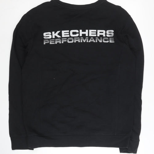 Skechers Men’s Black M Pullover Sweatshirt Athletic Jersey