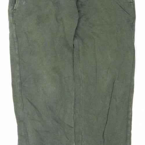 Jack Wills Men's Green XS Jogger Fleece Cotton Tapered Trousers