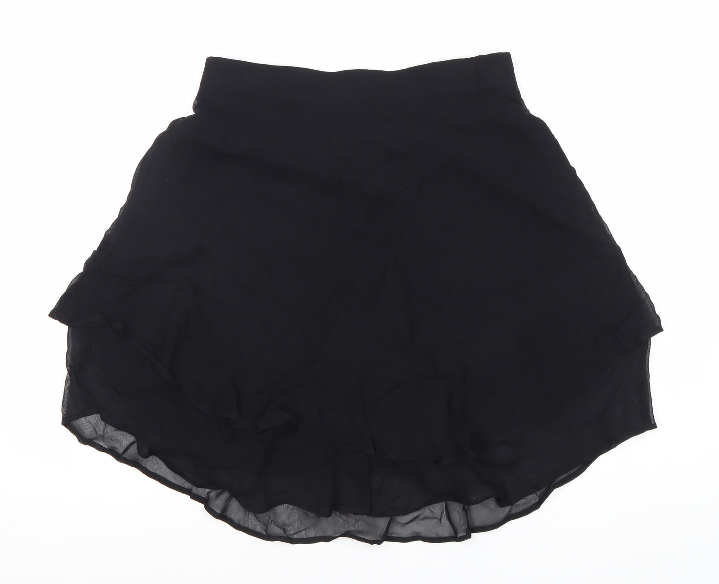 Marks and Spencer Women’s Black Size 12 Wrap Chiffon Skort