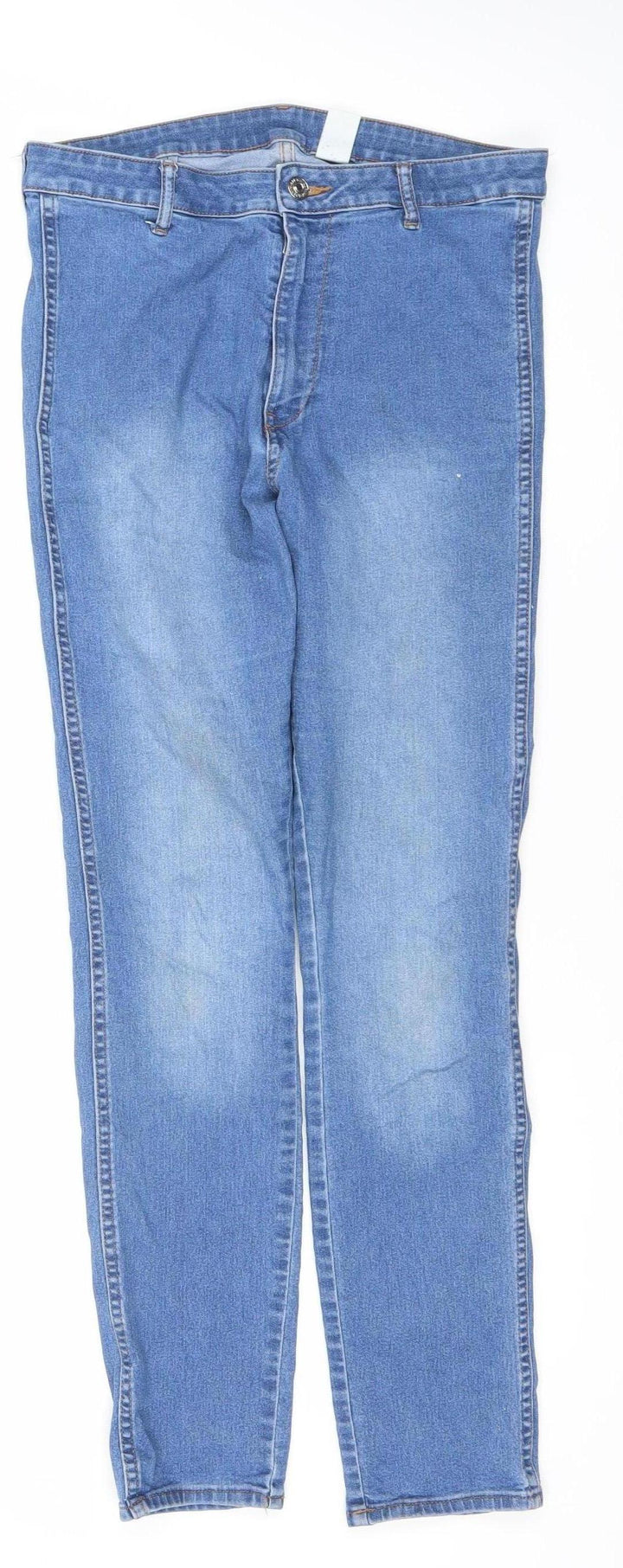 &Denim Women’s Blue High Waist Skinny Ankle Jeans Size 32