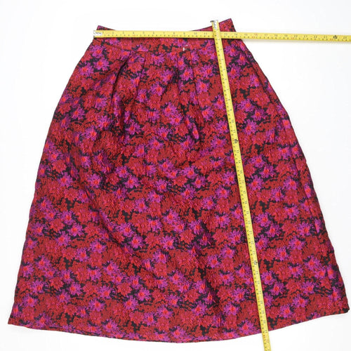 Coast Women’s Multicoloured Floral Bubble Hem Skirt UK 10