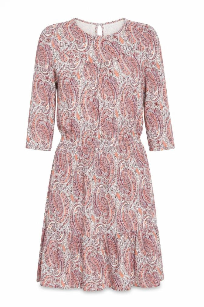 Warehouse Women’s Multicoloured Paisley A-Line Dress Size 10