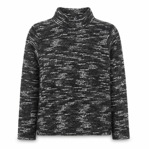 Baukjen Womens Black Mock Neck Pullover Jumper Size M Knit Long Sleeve