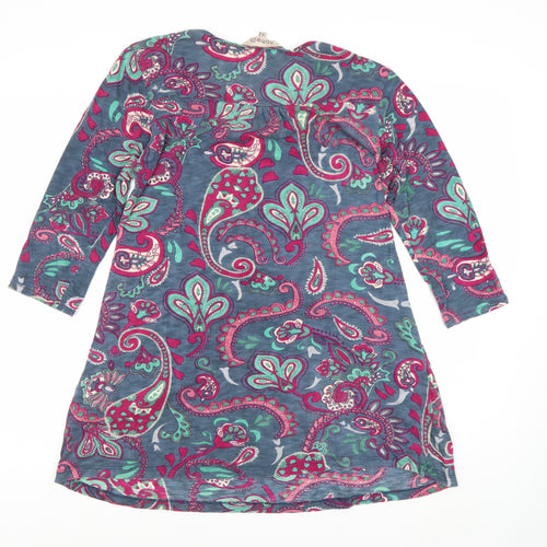 Nomads Women’s Multicoloured Paisley Tunic Top Size 12 Cotton