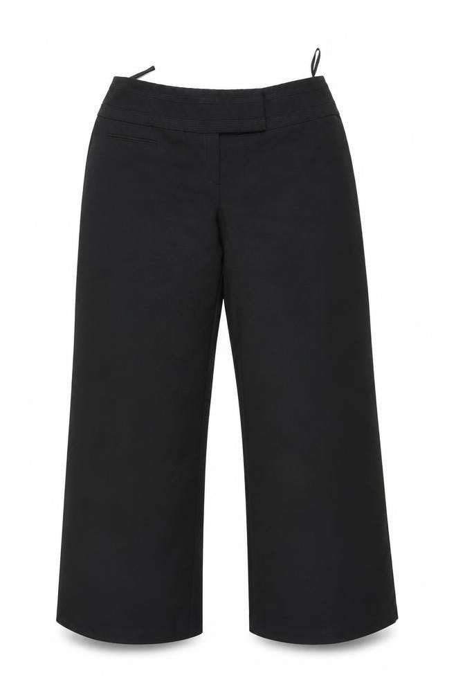 E-vie Collection Women's Black Size 14 Straight Leg Trousers