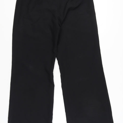 E-vie Collection Women's Black Size 14 Straight Leg Trousers