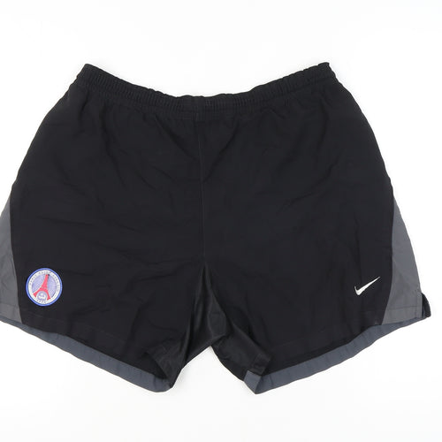 Nike PSG Men's Black L Athletic Football Running Shorts