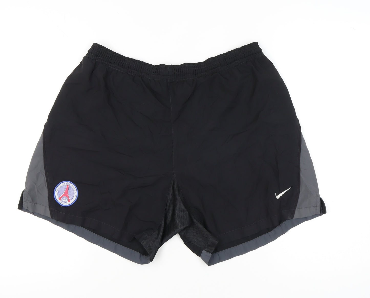 Nike PSG Men's Black L Athletic Football Running Shorts