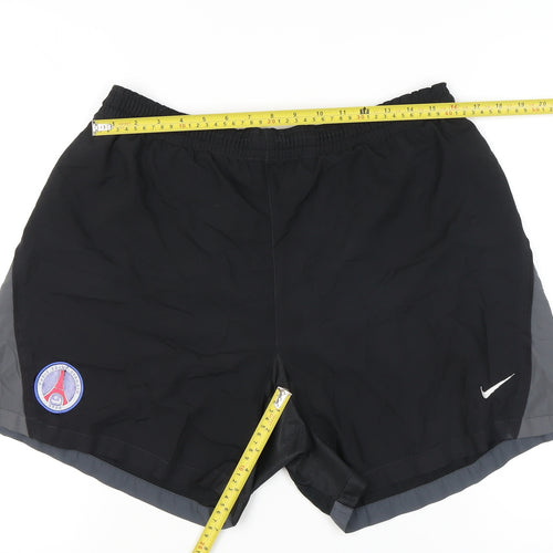 Nike PSG Men's Black L Athletic Football Running Shorts