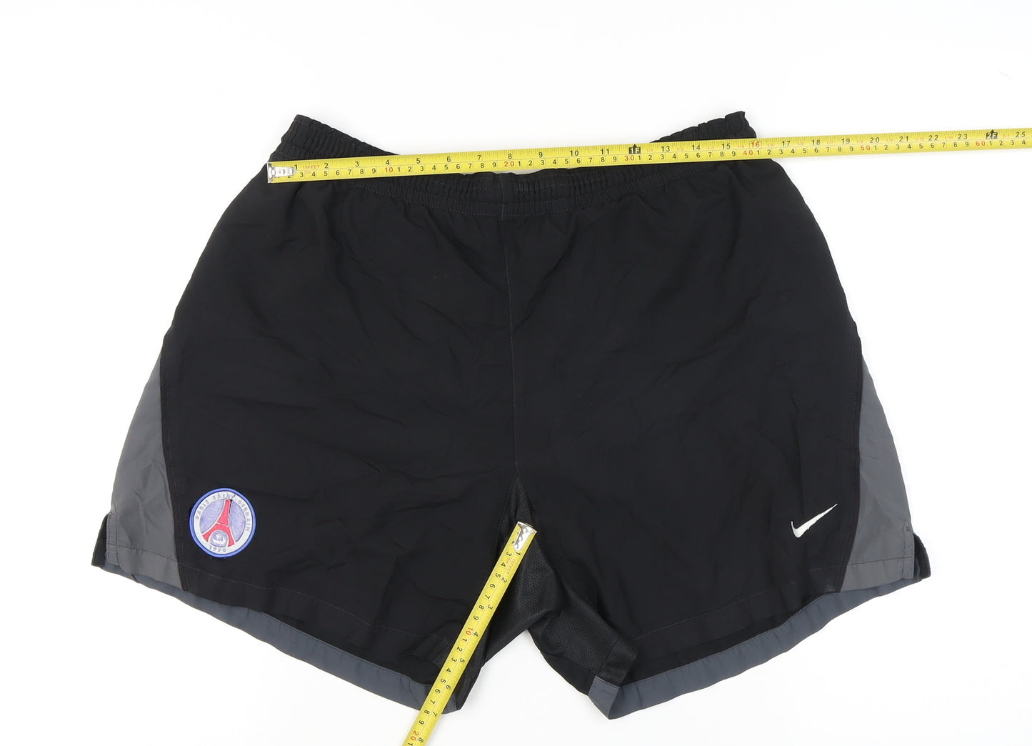 Nike PSG Men's Black L Athletic Football Running Shorts
