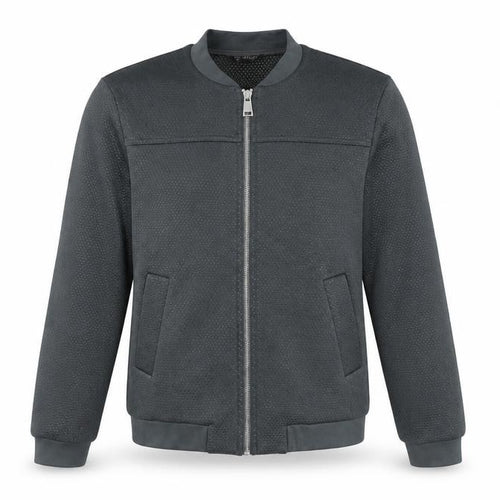 Topshop Women’s Grey Bomber Jacket UK 8 Full Zip Casual