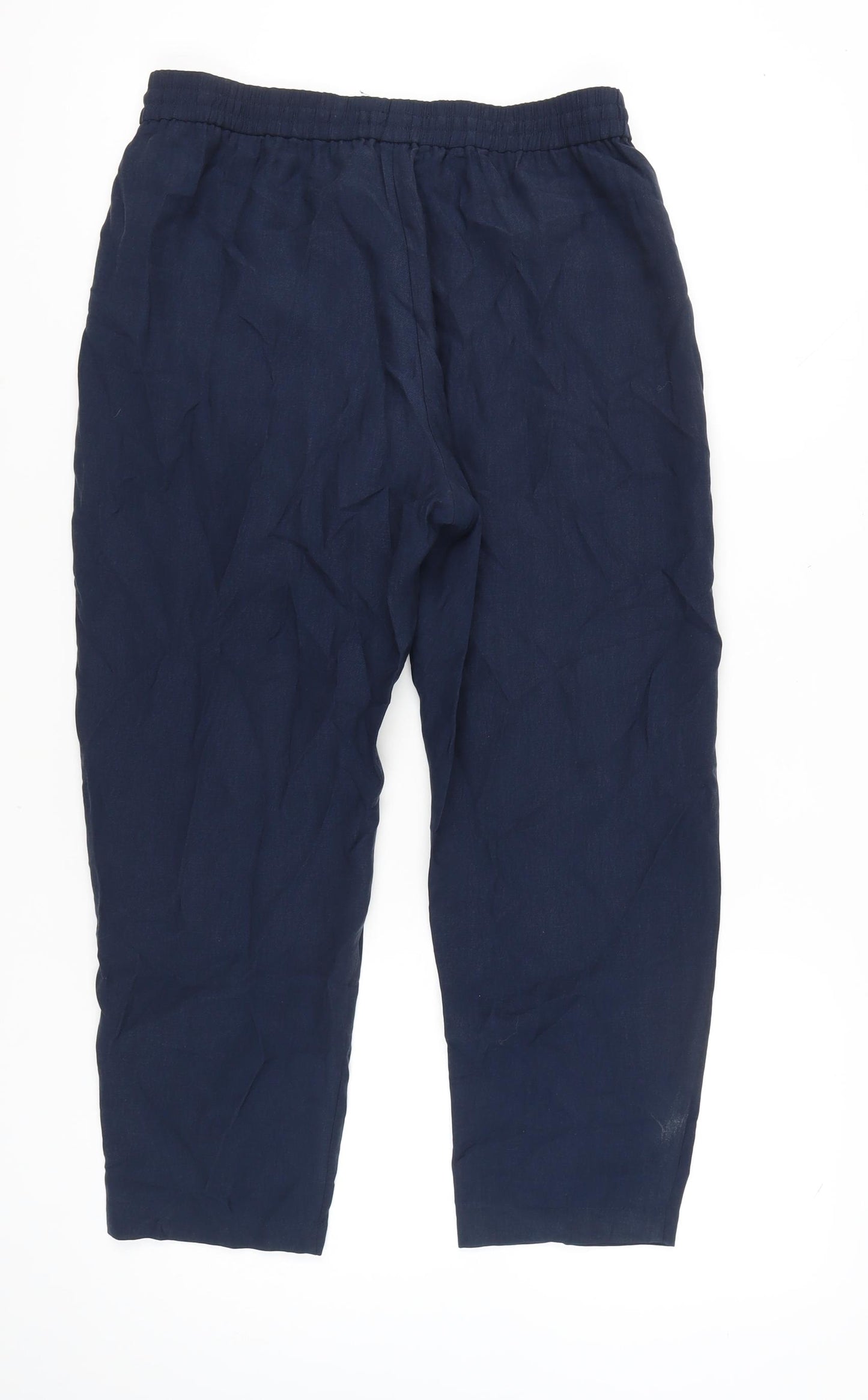 Marks and Spencer Womens Blue Size 14 Tapered Jogger Trousers