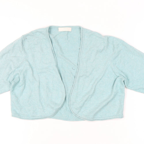 Marks and Spencer Women’s Blue Shrug UK 16 3/4 Sleeve Knit