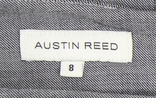 Austin Reed Women’s Grey Wool Blend Pencil Skirt Size 8 Knee Length Workwear