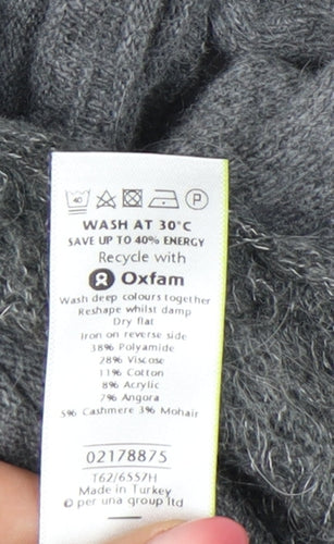 Marks & Spencer Women Grey Size 14 Per Una Cardigan Bell Sleeves Knit