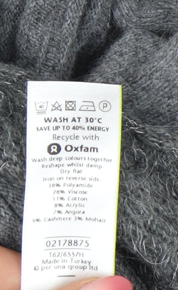 Marks & Spencer Women Grey Size 14 Per Una Cardigan Bell Sleeves Knit