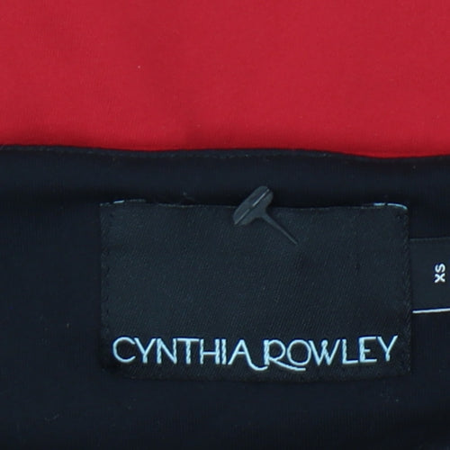 Cynthia Rowley Women’s Red & Black Bodycon Dress Size 8
